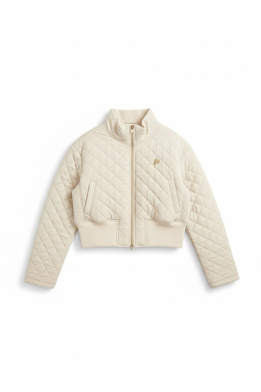 Quilted Cropped Puffer Jacket