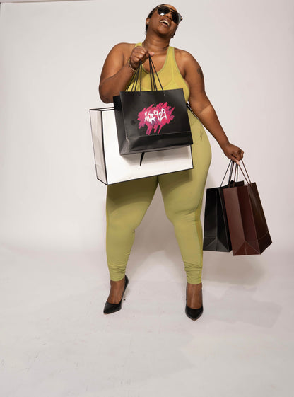 Mesh Panel Leggings