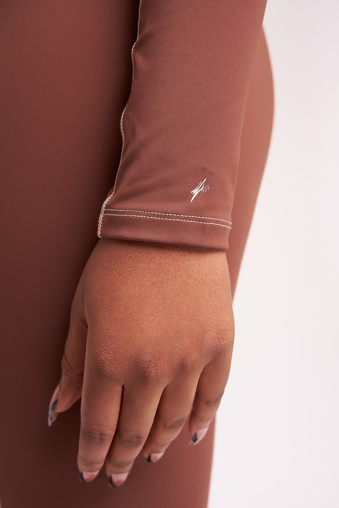 Mahogany long sleeve top