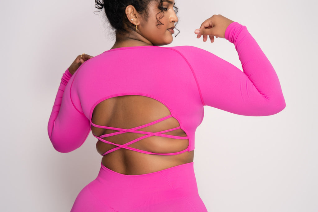 Seamless Crop Top Long Sleeve