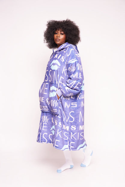 "Kiss Me" Blanket Hoodie