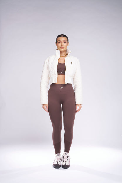 Quilted Cropped Puffer Jacket