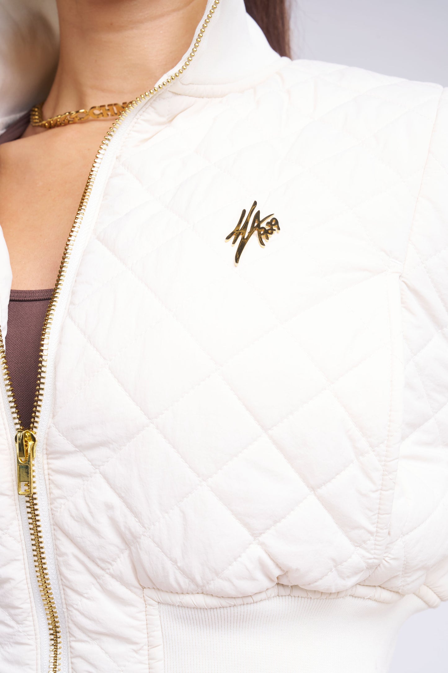 Quilted Cropped Puffer Jacket