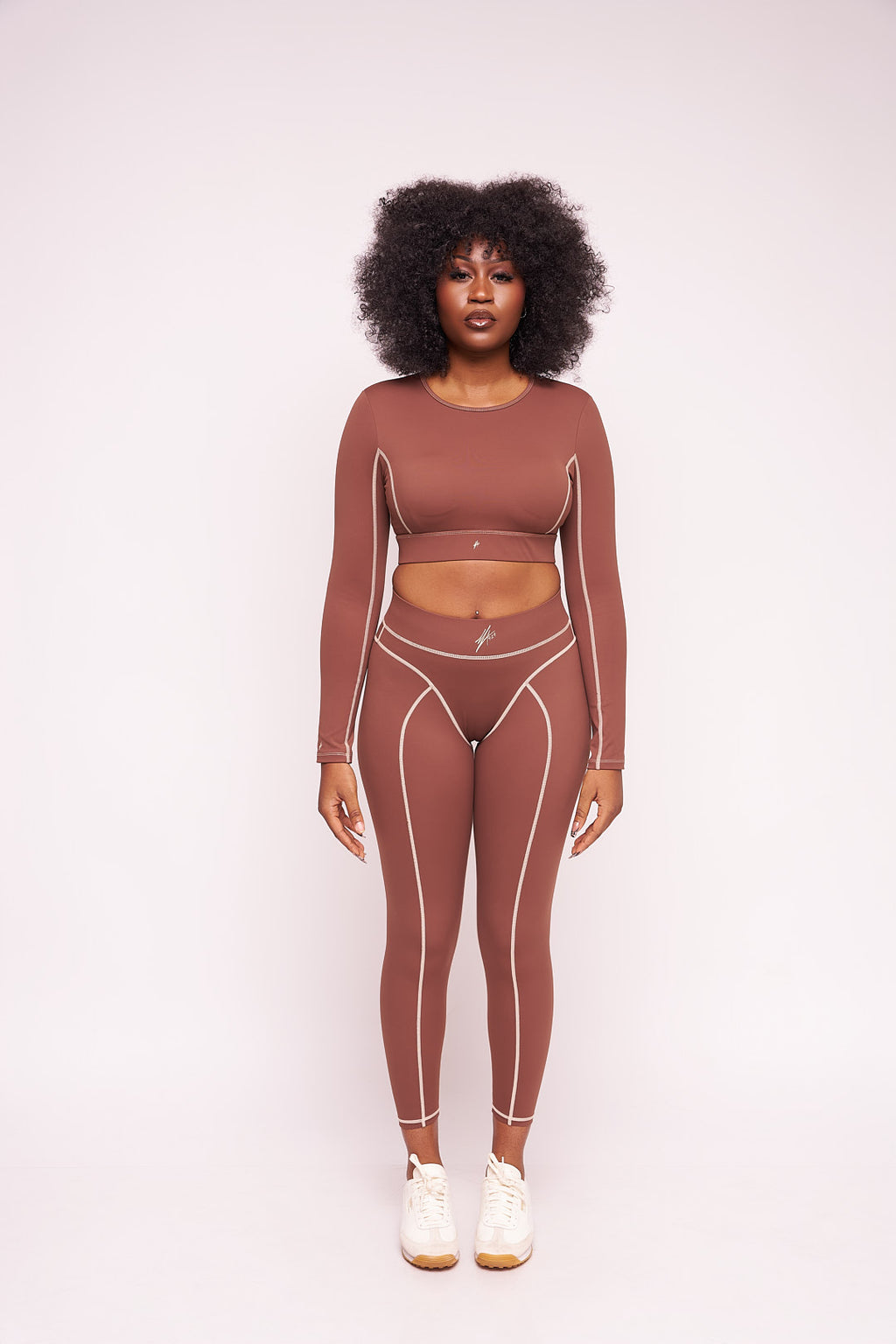 Mahogany long sleeve top