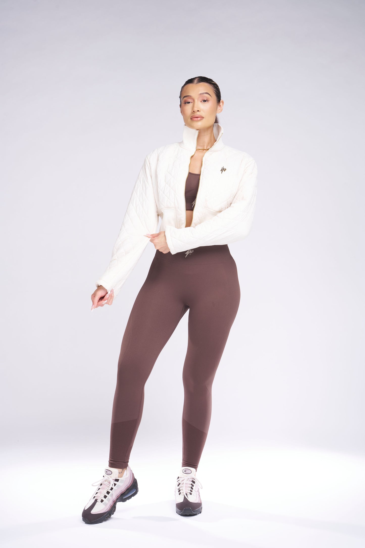 Quilted Cropped Puffer Jacket