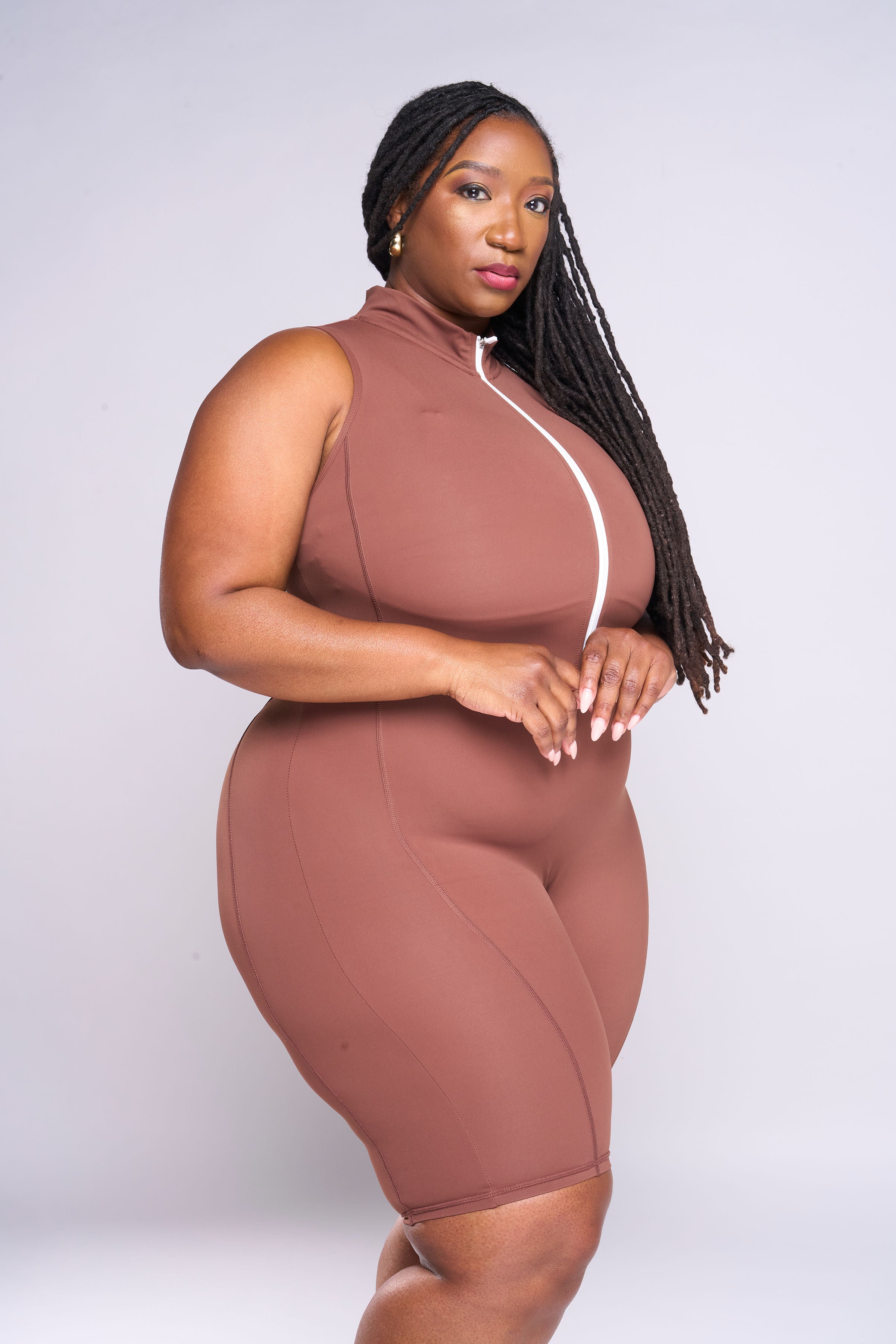 Corset Back Scuba Suit