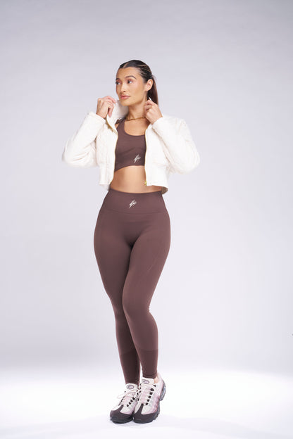 Quilted Cropped Puffer Jacket