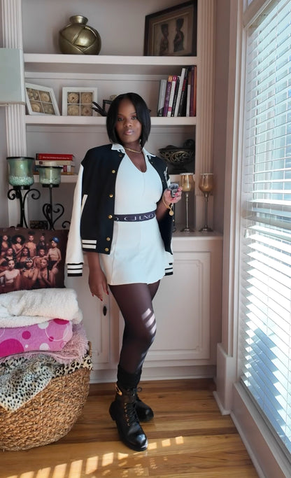 Zip Polo Bodysuit