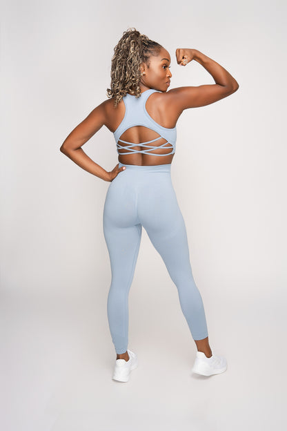 Chambray No Slip Leggings
