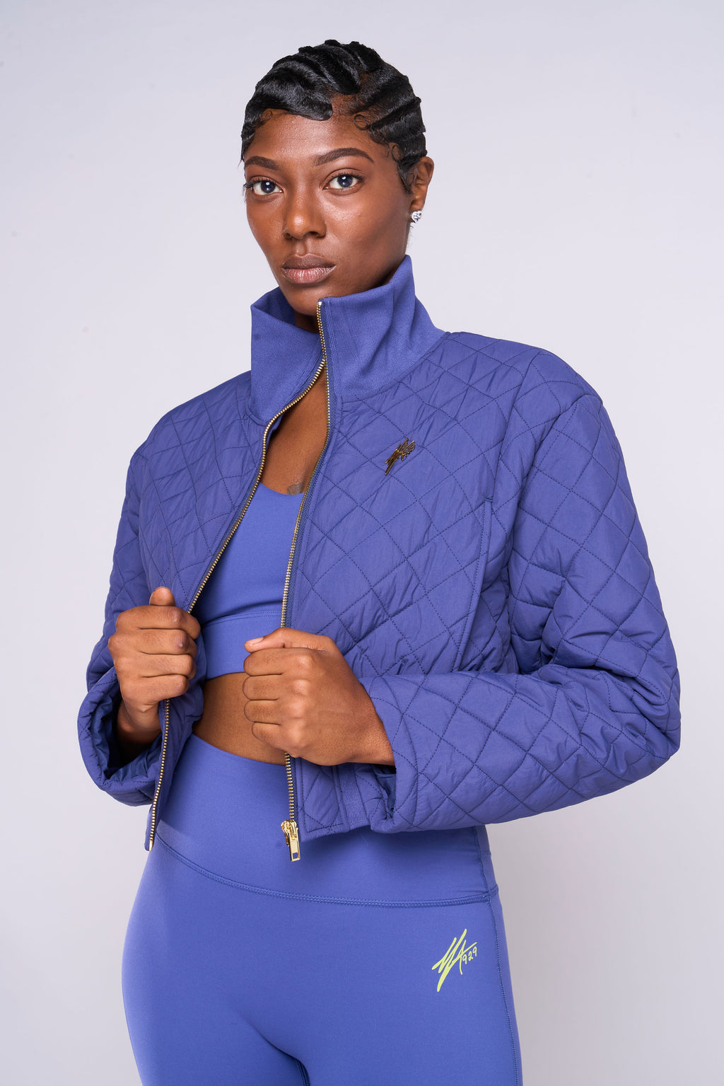 Quilted Cropped Puffer Jacket