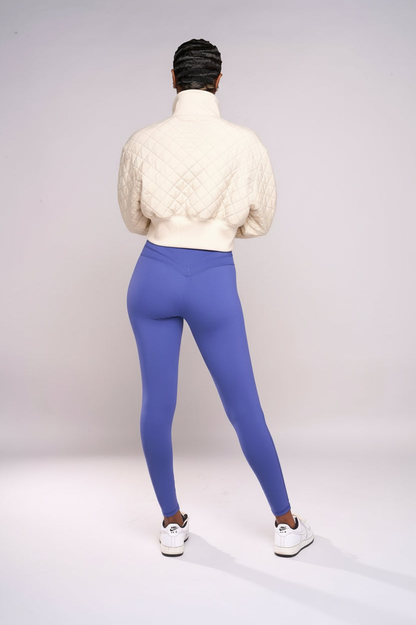 Quilted Cropped Puffer Jacket