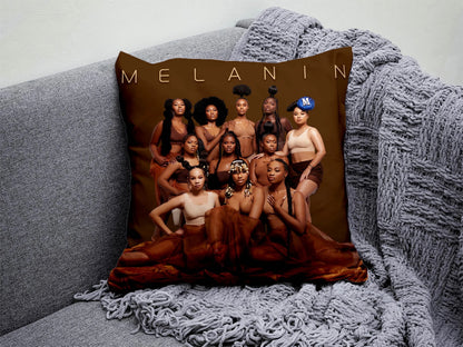 "MELANIN"  Accent Pillow