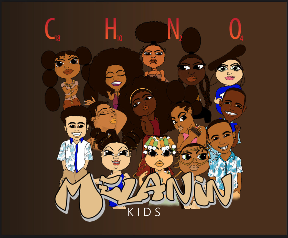 "MELANIN KIDS" Coloring Book