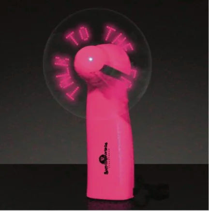 "Talk to The Fan” Handheld Fan
