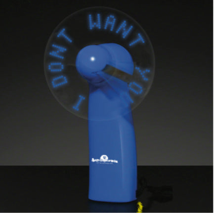 “I Don’t Want You” Handheld fan
