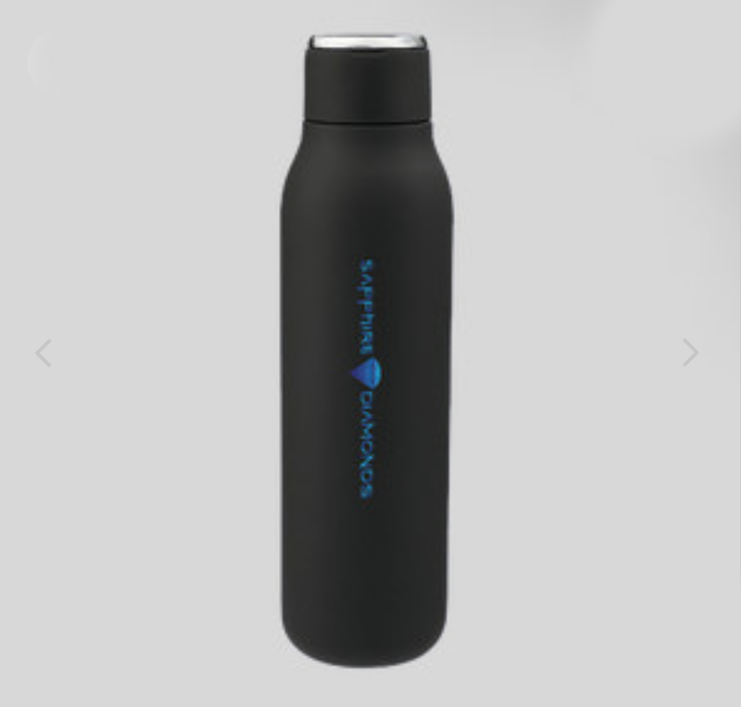 Sapphire Diamonds Water Bottle