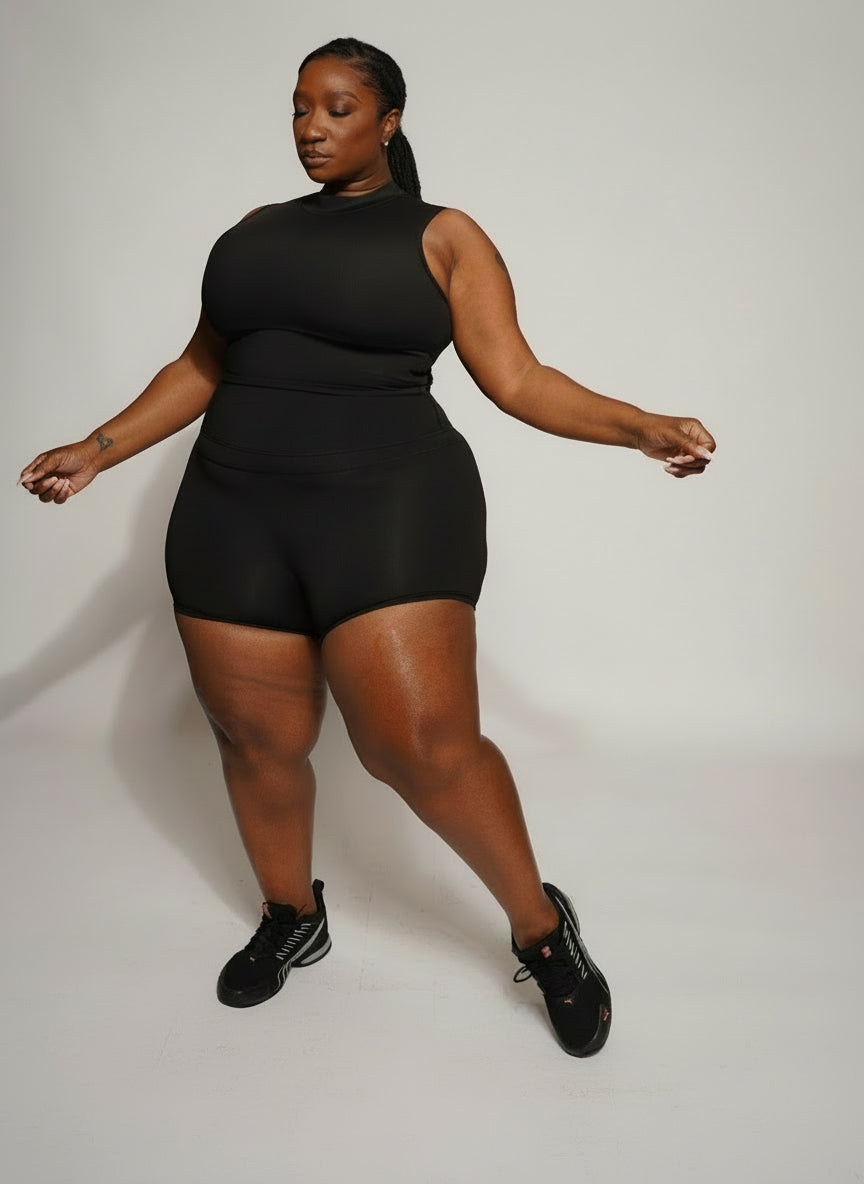 High Waisted Biker Shorts