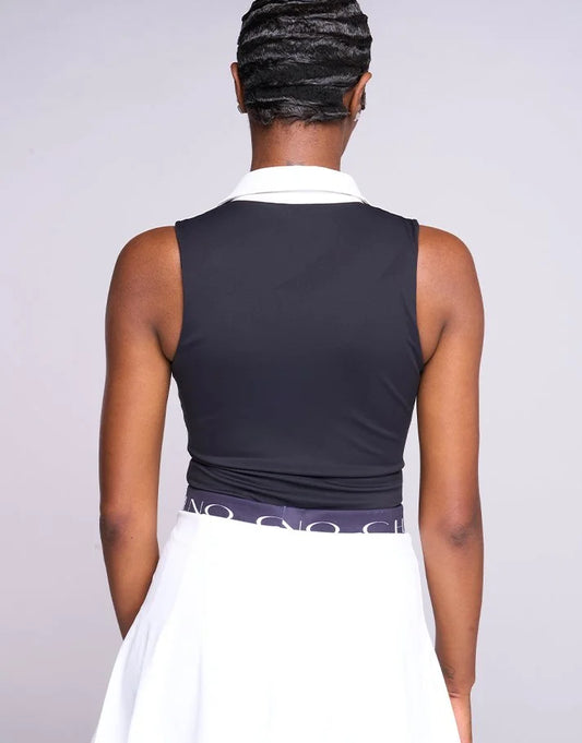 Zip Polo Bodysuit